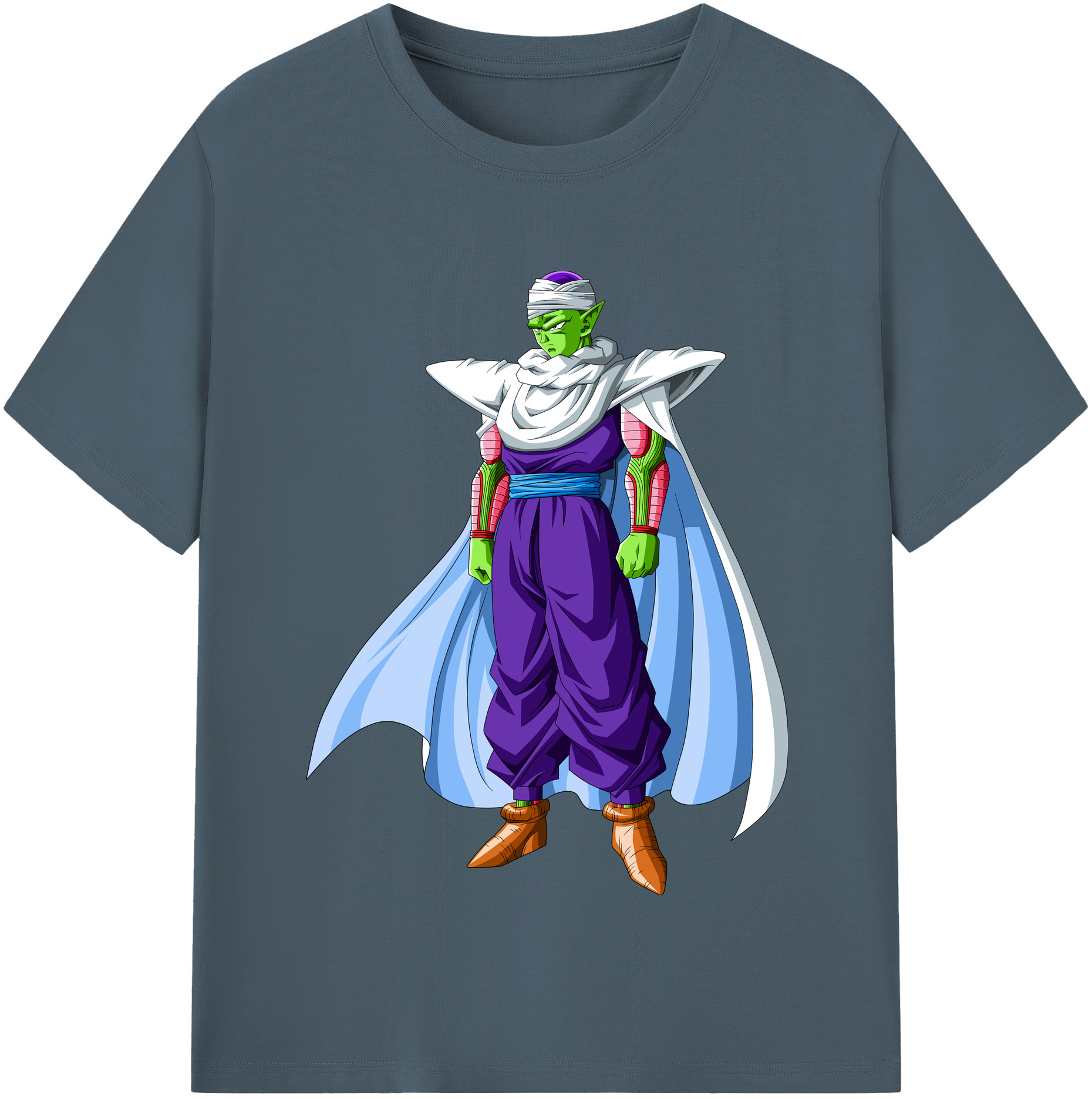 （画像用） ドラゴンボール ピッコロ DRAGON BALL Piccolo 綿100％半袖Tシャツ（フロントプリント）